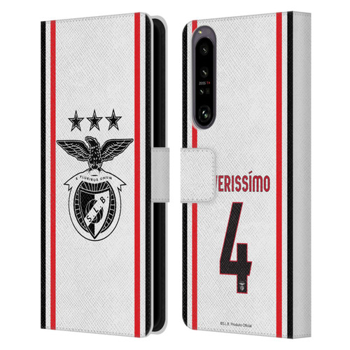 S.L. Benfica 2021/22 Players Away Kit Lucas Veríssimo Leather Book Wallet Case Cover For Sony Xperia 1 IV