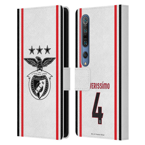 S.L. Benfica 2021/22 Players Away Kit Lucas Veríssimo Leather Book Wallet Case Cover For Xiaomi Mi 10 5G / Mi 10 Pro 5G