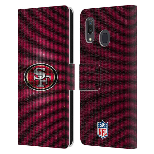 NFL San Francisco 49ers Artwork LED Leather Book Wallet Case Cover For Samsung Galaxy A33 5G (2022)