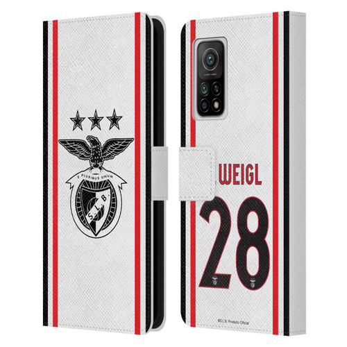 S.L. Benfica 2021/22 Players Away Kit Julian Weigl Leather Book Wallet Case Cover For Xiaomi Mi 10T 5G