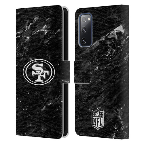 NFL San Francisco 49ers Artwork Marble Leather Book Wallet Case Cover For Samsung Galaxy S20 FE / 5G