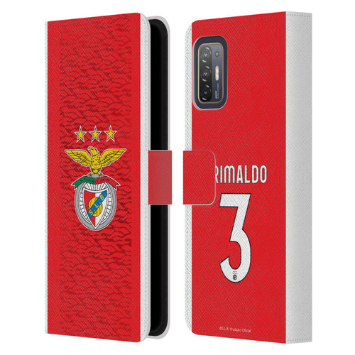S.L. Benfica 2021/22 Players Home Kit Álex Grimaldo Leather Book Wallet Case Cover For HTC Desire 21 Pro 5G