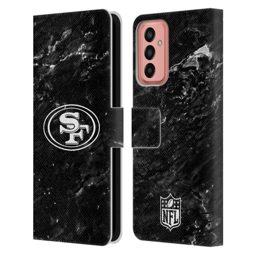 NFL San Francisco 49ers Artwork Marble Leather Book Wallet Case Cover For Samsung Galaxy M13 (2022)