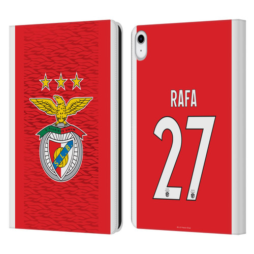 S.L. Benfica 2021/22 Players Home Kit Rafa Silva Leather Book Wallet Case Cover For Apple iPad 10.9 (2022)