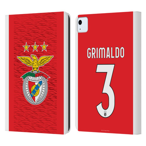 S.L. Benfica 2021/22 Players Home Kit Álex Grimaldo Leather Book Wallet Case Cover For Apple iPad Air 2020 / 2022