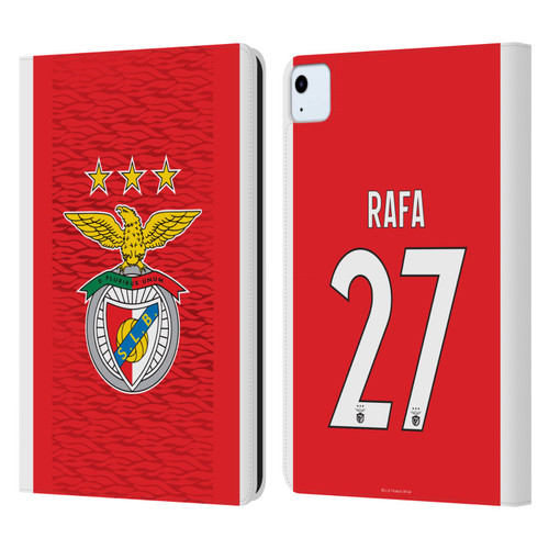 S.L. Benfica 2021/22 Players Home Kit Rafa Silva Leather Book Wallet Case Cover For Apple iPad Air 2020 / 2022
