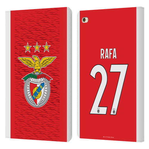 S.L. Benfica 2021/22 Players Home Kit Rafa Silva Leather Book Wallet Case Cover For Apple iPad mini 4