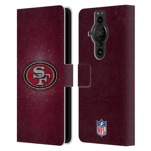 NFL San Francisco 49ers Artwork LED Leather Book Wallet Case Cover For Sony Xperia Pro-I