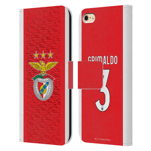 S.L. Benfica 2021/22 Players Home Kit Álex Grimaldo Leather Book Wallet Case Cover For Apple iPhone 6 / iPhone 6s