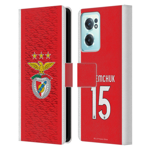 S.L. Benfica 2021/22 Players Home Kit Roman Yaremchuk Leather Book Wallet Case Cover For OnePlus Nord CE 2 5G