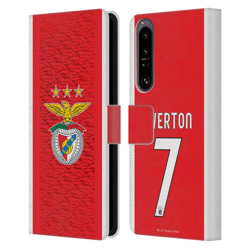 S.L. Benfica 2021/22 Players Home Kit Everton Soares Leather Book Wallet Case Cover For Sony Xperia 1 IV