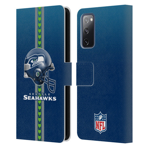 NFL Seattle Seahawks Logo Helmet Leather Book Wallet Case Cover For Samsung Galaxy S20 FE / 5G NFL Seattle Seahawks Logo Helmet Leather Book Wallet Case Cover For Samsung Galaxy S20 FE / 5G
