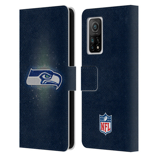 NFL Seattle Seahawks Artwork LED Leather Book Wallet Case Cover For Xiaomi Mi 10T 5G