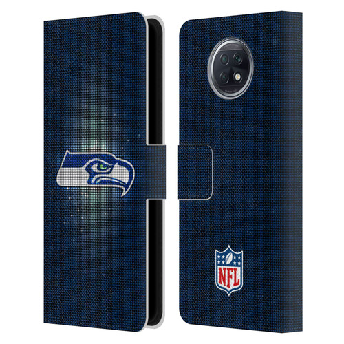 NFL Seattle Seahawks Artwork LED Leather Book Wallet Case Cover For Xiaomi Redmi Note 9T 5G