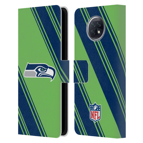 NFL Seattle Seahawks Artwork Stripes Leather Book Wallet Case Cover For Xiaomi Redmi Note 9T 5G