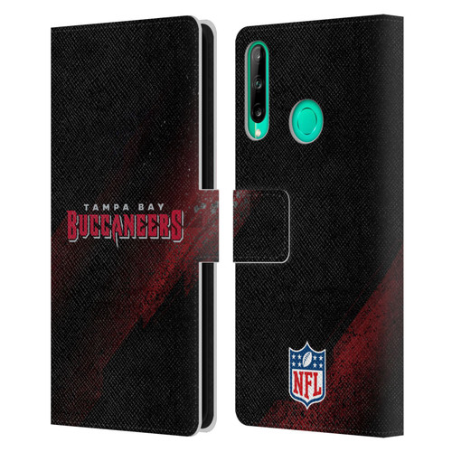 NFL Tampa Bay Buccaneers Logo Blur Leather Book Wallet Case Cover For Huawei P40 lite E