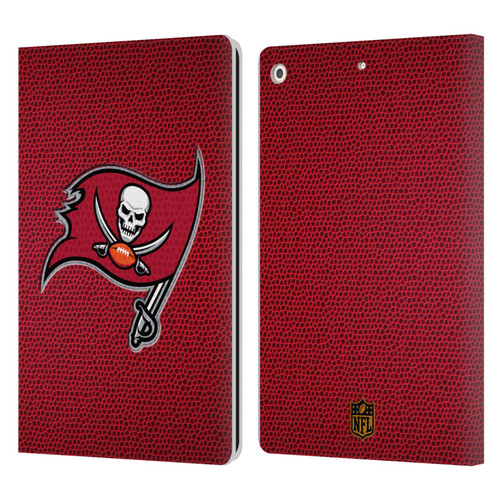 NFL Tampa Bay Buccaneers Logo Football Leather Book Wallet Case Cover For Apple iPad 10.2 2019/2020/2021