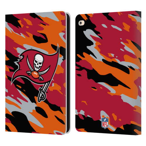 NFL Tampa Bay Buccaneers Logo Camou Leather Book Wallet Case Cover For Apple iPad Air 2 (2014)