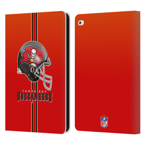 NFL Tampa Bay Buccaneers Logo Helmet Leather Book Wallet Case Cover For Apple iPad Air 2 (2014)