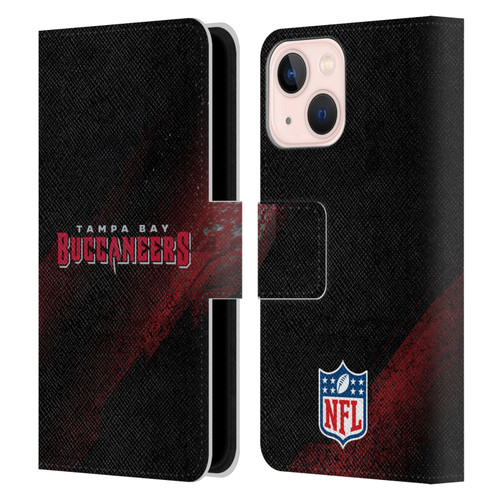 NFL Tampa Bay Buccaneers Logo Blur Leather Book Wallet Case Cover For Apple iPhone 13 Mini