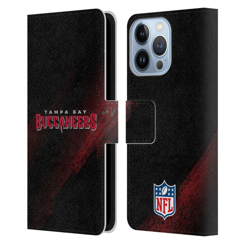NFL Tampa Bay Buccaneers Logo Blur Leather Book Wallet Case Cover For Apple iPhone 13 Pro