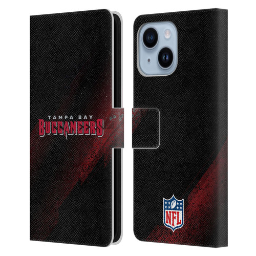 NFL Tampa Bay Buccaneers Logo Blur Leather Book Wallet Case Cover For Apple iPhone 14 Plus