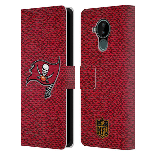 NFL Tampa Bay Buccaneers Logo Football Leather Book Wallet Case Cover For Nokia C30