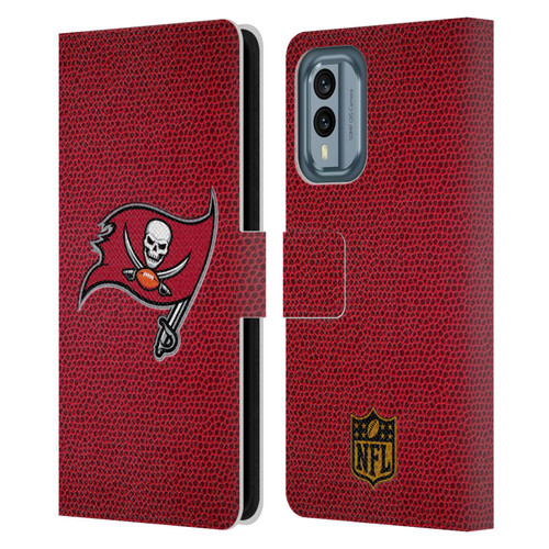 NFL Tampa Bay Buccaneers Logo Football Leather Book Wallet Case Cover For Nokia X30