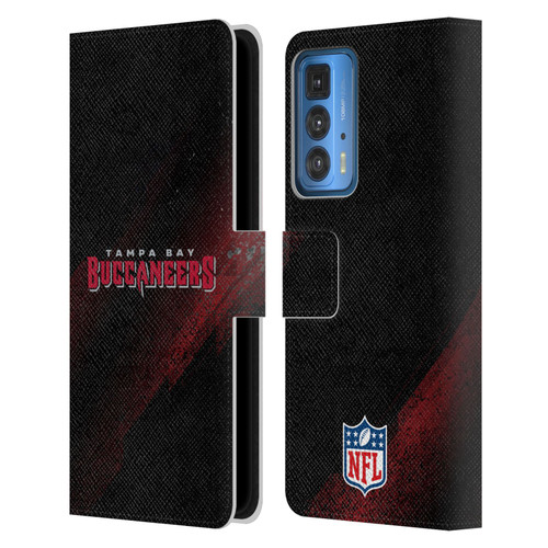 NFL Tampa Bay Buccaneers Logo Blur Leather Book Wallet Case Cover For Motorola Edge 20 Pro