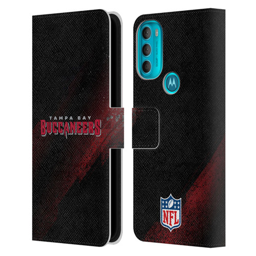 NFL Tampa Bay Buccaneers Logo Blur Leather Book Wallet Case Cover For Motorola Moto G71 5G