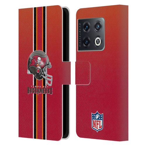 NFL Tampa Bay Buccaneers Logo Helmet Leather Book Wallet Case Cover For OnePlus 10 Pro