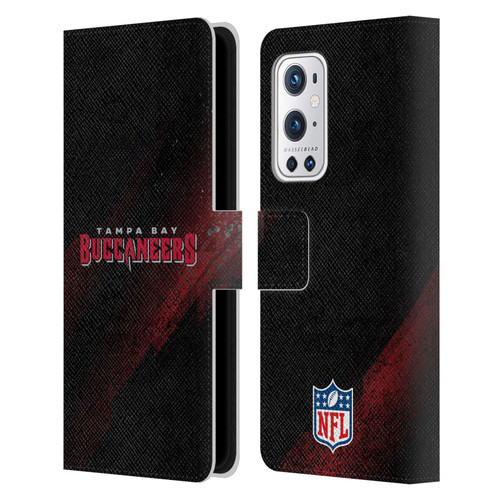 NFL Tampa Bay Buccaneers Logo Blur Leather Book Wallet Case Cover For OnePlus 9 Pro