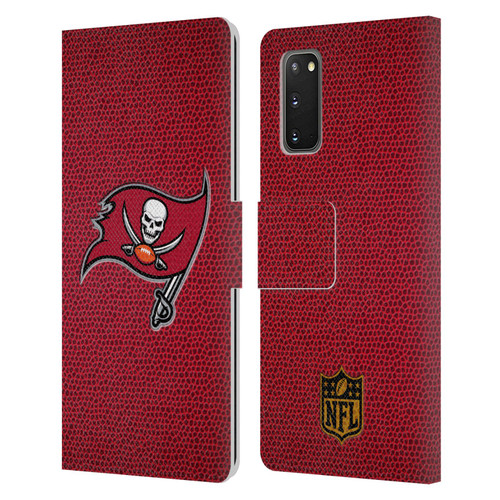 NFL Tampa Bay Buccaneers Logo Football Leather Book Wallet Case Cover For Samsung Galaxy S20 / S20 5G