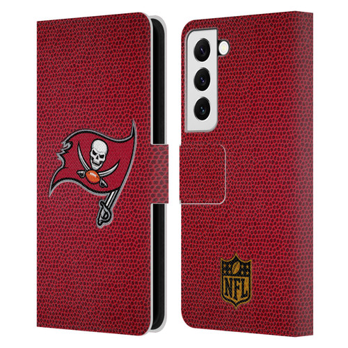 NFL Tampa Bay Buccaneers Logo Football Leather Book Wallet Case Cover For Samsung Galaxy S22 5G