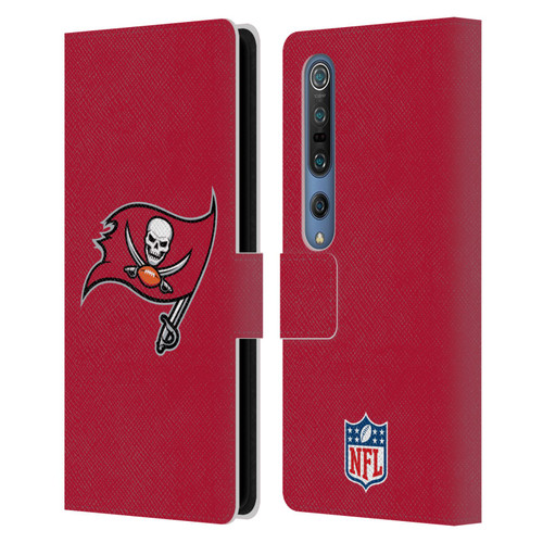 NFL Tampa Bay Buccaneers Logo Plain Leather Book Wallet Case Cover For Xiaomi Mi 10 5G / Mi 10 Pro 5G