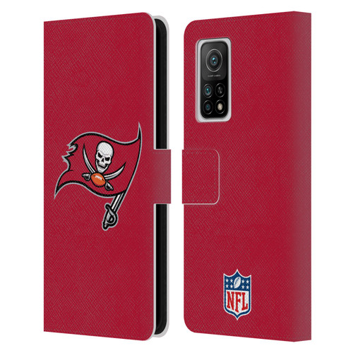 NFL Tampa Bay Buccaneers Logo Plain Leather Book Wallet Case Cover For Xiaomi Mi 10T 5G