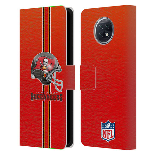 NFL Tampa Bay Buccaneers Logo Helmet Leather Book Wallet Case Cover For Xiaomi Redmi Note 9T 5G