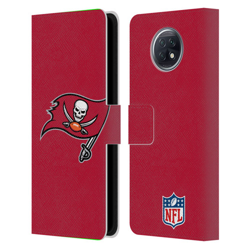 NFL Tampa Bay Buccaneers Logo Plain Leather Book Wallet Case Cover For Xiaomi Redmi Note 9T 5G