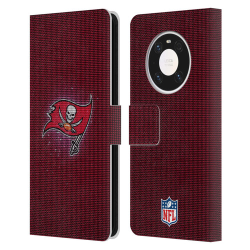 NFL Tampa Bay Buccaneers Artwork LED Leather Book Wallet Case Cover For Huawei Mate 40 Pro 5G