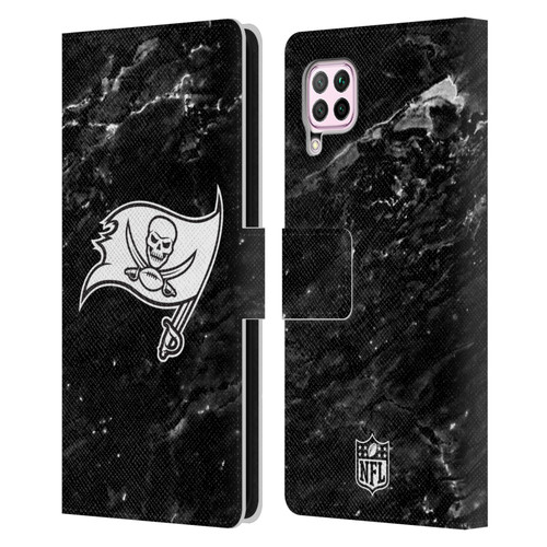 NFL Tampa Bay Buccaneers Artwork Marble Leather Book Wallet Case Cover For Huawei Nova 6 SE / P40 Lite