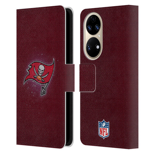NFL Tampa Bay Buccaneers Artwork LED Leather Book Wallet Case Cover For Huawei P50