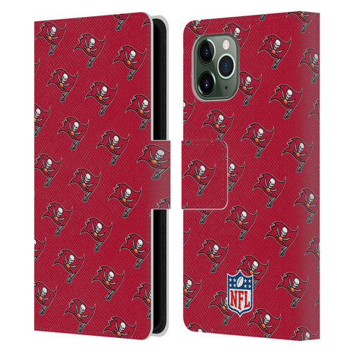 NFL Tampa Bay Buccaneers Artwork Patterns Leather Book Wallet Case Cover For Apple iPhone 11 Pro