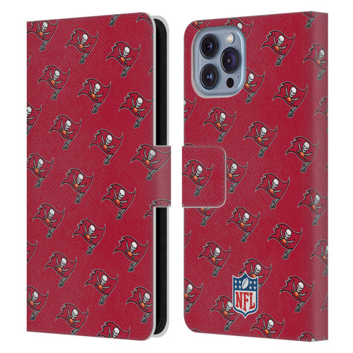 NFL Tampa Bay Buccaneers Artwork Patterns Leather Book Wallet Case Cover For Apple iPhone 14