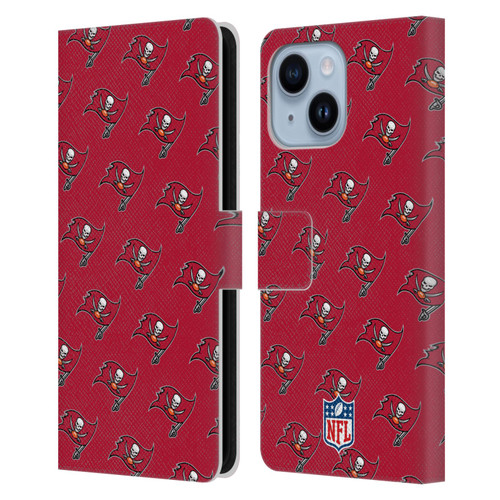 NFL Tampa Bay Buccaneers Artwork Patterns Leather Book Wallet Case Cover For Apple iPhone 14 Plus