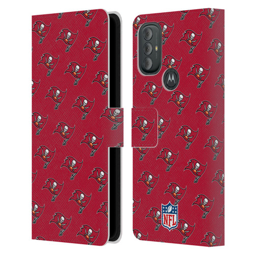 NFL Tampa Bay Buccaneers Artwork Patterns Leather Book Wallet Case Cover For Motorola Moto G10 / Moto G20 / Moto G30
