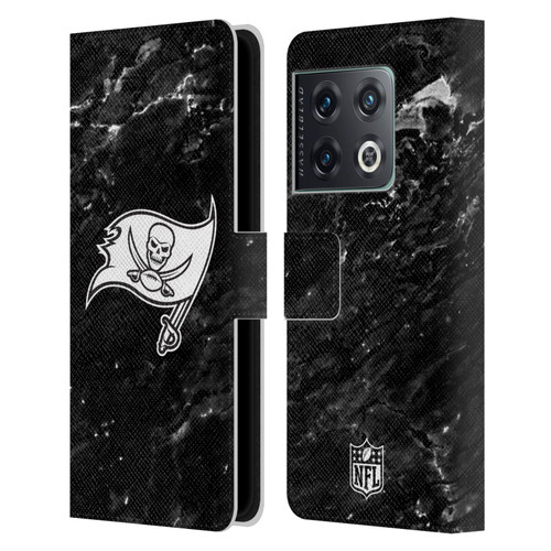 NFL Tampa Bay Buccaneers Artwork Marble Leather Book Wallet Case Cover For OnePlus 10 Pro