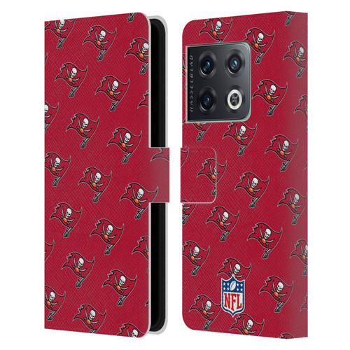 NFL Tampa Bay Buccaneers Artwork Patterns Leather Book Wallet Case Cover For OnePlus 10 Pro