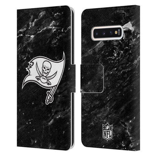 NFL Tampa Bay Buccaneers Artwork Marble Leather Book Wallet Case Cover For Samsung Galaxy S10