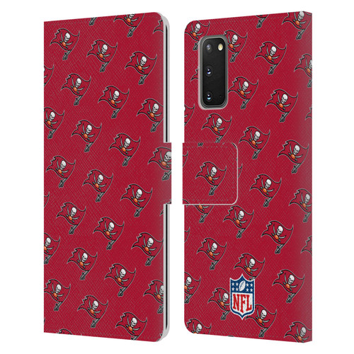 NFL Tampa Bay Buccaneers Artwork Patterns Leather Book Wallet Case Cover For Samsung Galaxy S20 / S20 5G