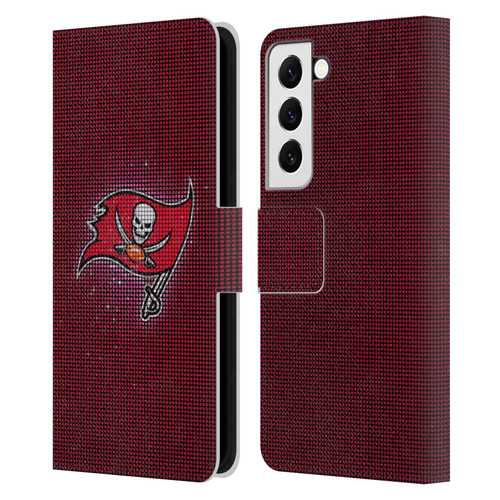 NFL Tampa Bay Buccaneers Artwork LED Leather Book Wallet Case Cover For Samsung Galaxy S22 5G